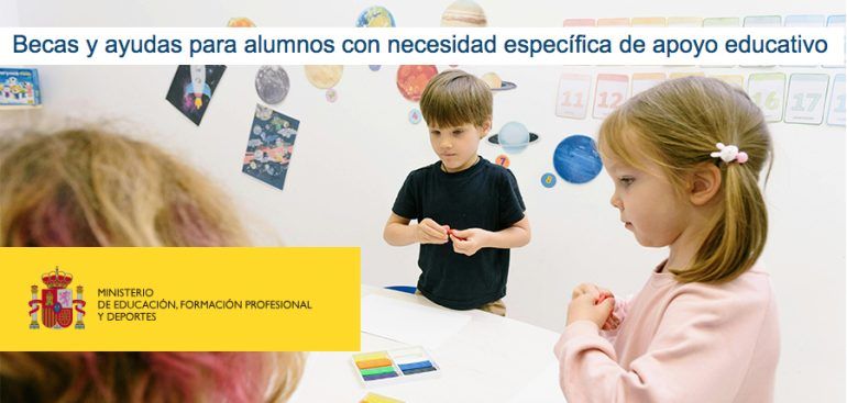 becas ayudas alumnos necesidad especifica apoyo educativo